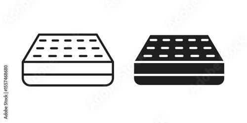 Mattress icon Vector simple flat graphic illustration.