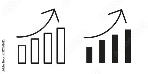 Marketing strategy icon Vector simple flat graphic illustration.