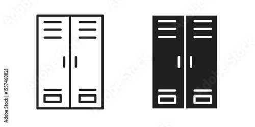 Lockers icon vector, Symbol, logo illustrations