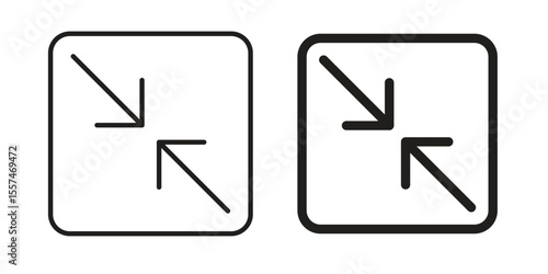 Inside icon Vector simple flat graphic illustration.