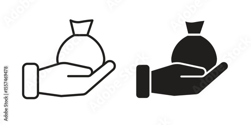 Inheritance law icon Vector simple flat graphic illustration.