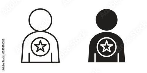 Good human icon Vector simple flat graphic illustration.