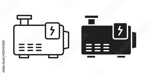 Generator icon Vector simple flat graphic illustration.