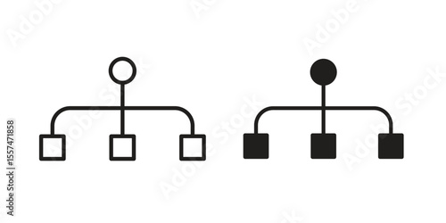 classification icon Vector simple flat graphic illustration.