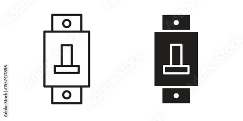 Circuit Breaker icon Vector simple flat graphic illustration.