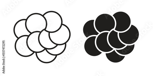 Cancer icon Vector simple flat graphic illustration.
