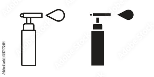 Blowtorch icon Vector simple flat graphic illustration.