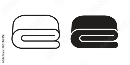 blanket icon Vector simple flat graphic illustration.