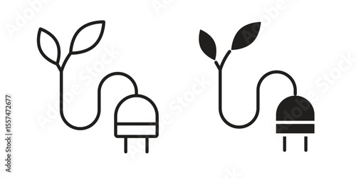 Biomass energy icon Vector simple flat graphic illustration.