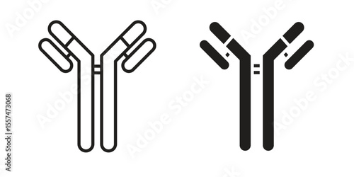 Antibody icon vector, Symbol, logo illustrations
