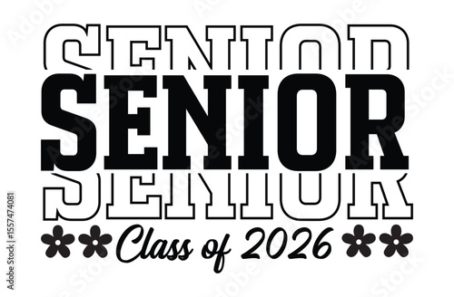 Senior Class 2026 Graduation SVG