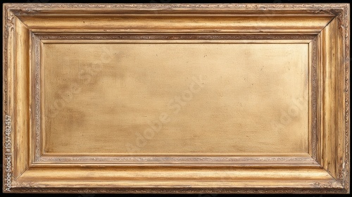 Vintage ornate photo frame with intricate details, isolated on white, conveying timeless elegance and classic charm
