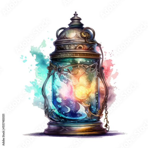 old oil lamp