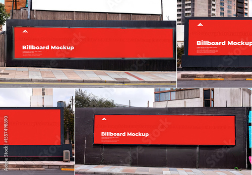 Large Banner Outdoor Advertising Mockup