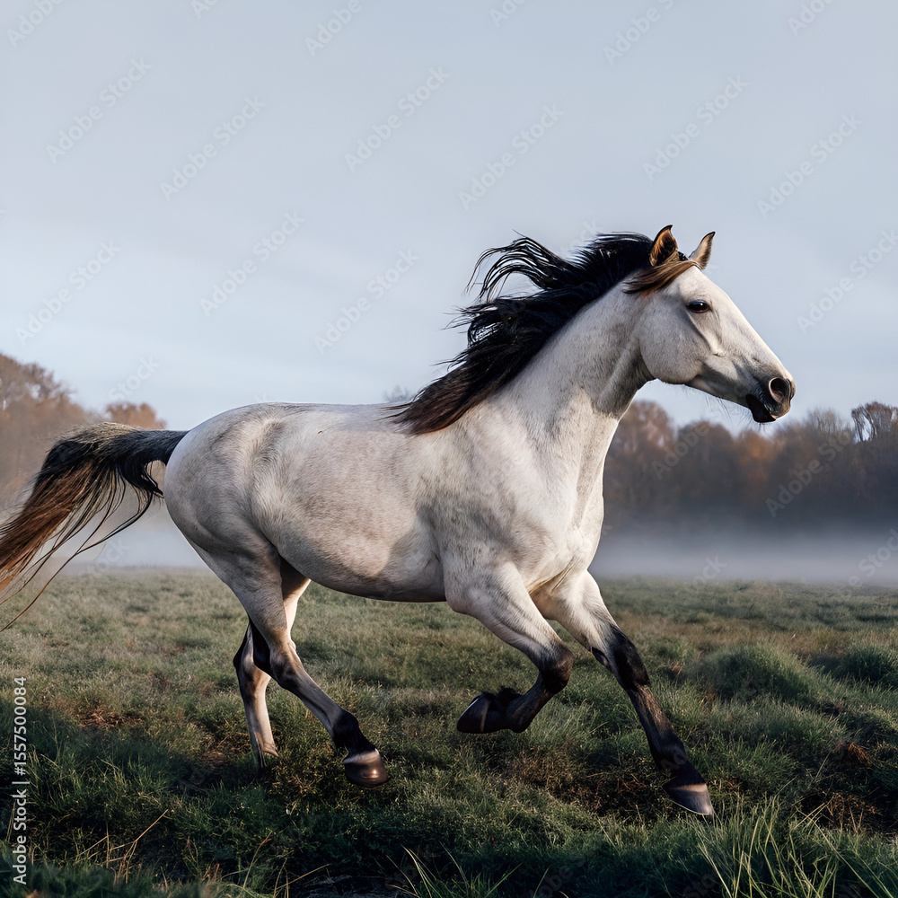 Fototapeta premium horse in the field