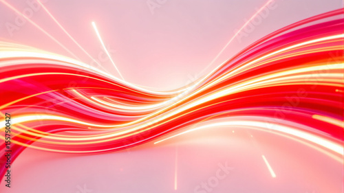 Dynamic Light Waves Illustration