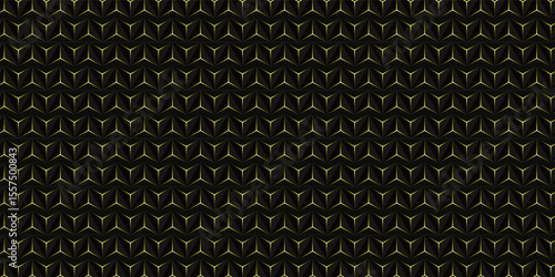 Dark black and blue white horizontal hexagonal technology abstract vector background. red bright energy flashes under hexagon in futuristic modern technology wide banner. Dark gray honeycomb texture