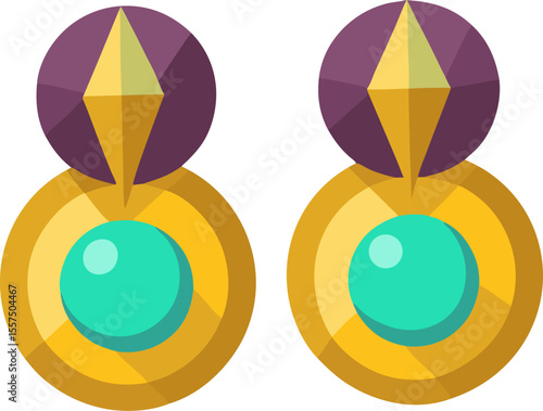 Stud earrings