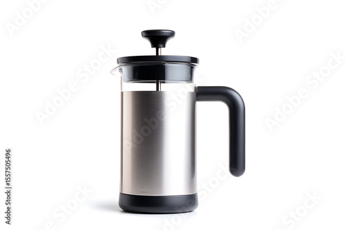 Wallpaper Mural Compact manual espresso coffee press on white background. Portable manual espresso maker with sleek modern design, isolated on white. Perfect for travel, camping, and minimalist coffee lovers. Torontodigital.ca