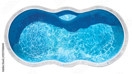 a swimming pool on transparent background PNG