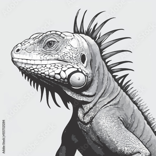 iguana on a branch