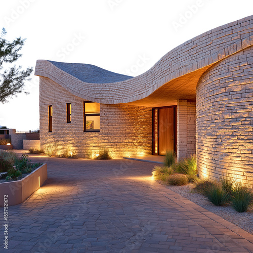 Old house in the evening
