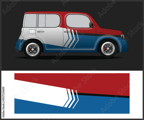 Custom Car Wrap Design for a Mini Van