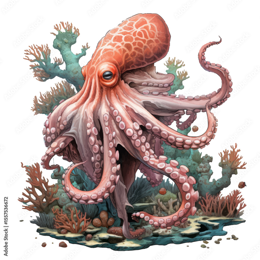 Obraz premium sea octopus