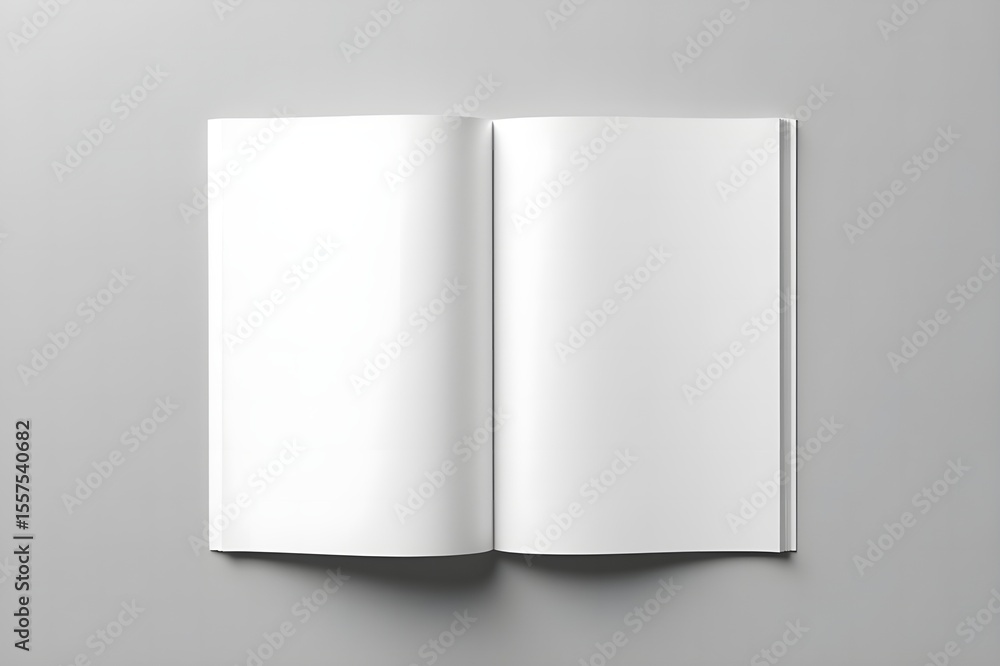 Fototapeta premium blank white book