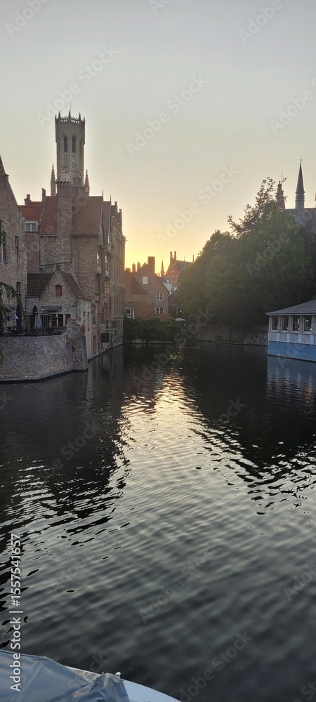 Fototapeta premium Bruges in early evening