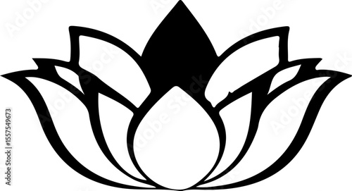 Water Lily Silhouette Vector Art, Water Lily Vector Design, Water Lily Black and White Art, Water Lily Outline Illustration, Water Lily Minimalist Vector, Water Lily Shadow Graphic, Water Lily Floral 