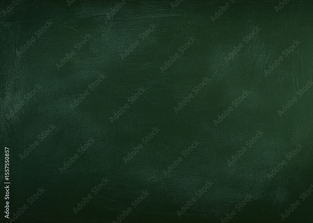 Dark green chalkboard background showing a textured surface Dark green chalkboard background showing a textured surface