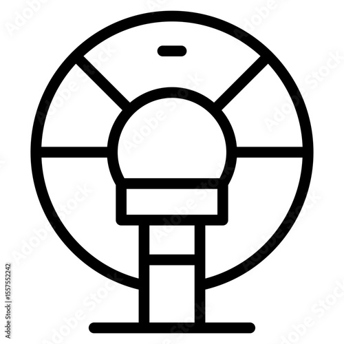 PET Scan in vector illustration