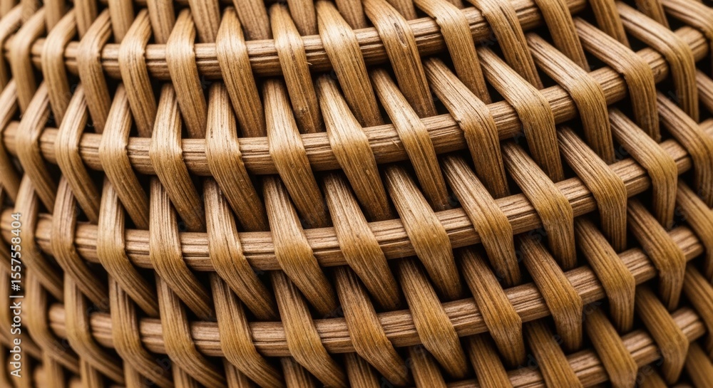 Close-up of detailed wicker weaving pattern Close-up of detailed wicker weaving pattern