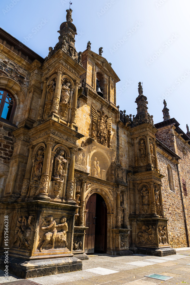 Fototapeta premium Renaissance Façade of the 16th-Century Sancti Spiritus University in Oñati