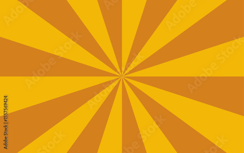 Abstract bold optical illusion background with swirling Orange and white wavy stripes radiating from the center and hypnotic spiral. Dynamic movement and symmetry, evoking a retro, energetic