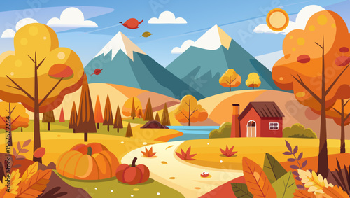 A blurred abstract background features a blend of orange, blue, and brown hues creating a soft and smooth gradient effect