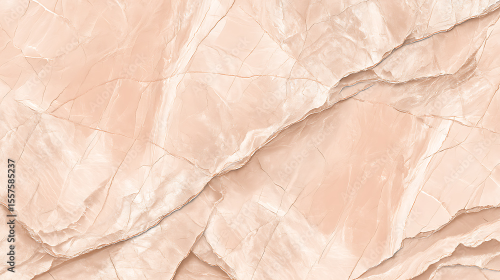 Fototapeta premium Elegant peach marble texture background design element