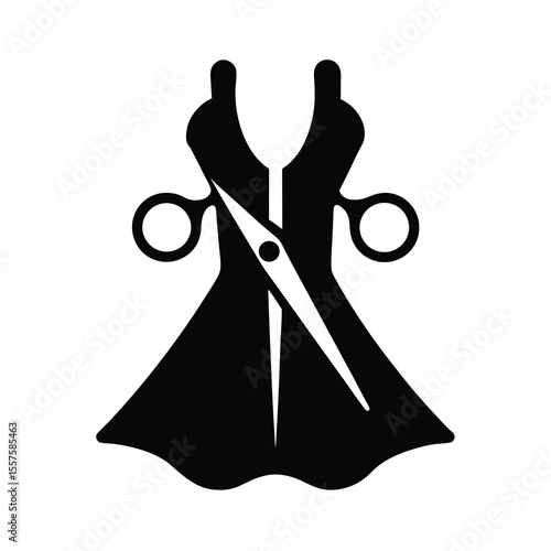 Dressmaking and Tailoring Logo Silhouette