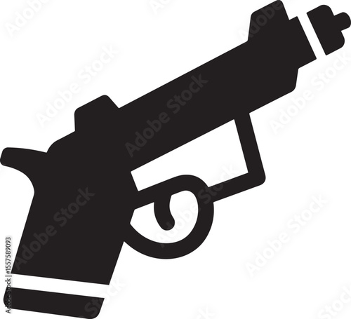 Rifle Vector Icon for Combat, War, and Tactical project design use.