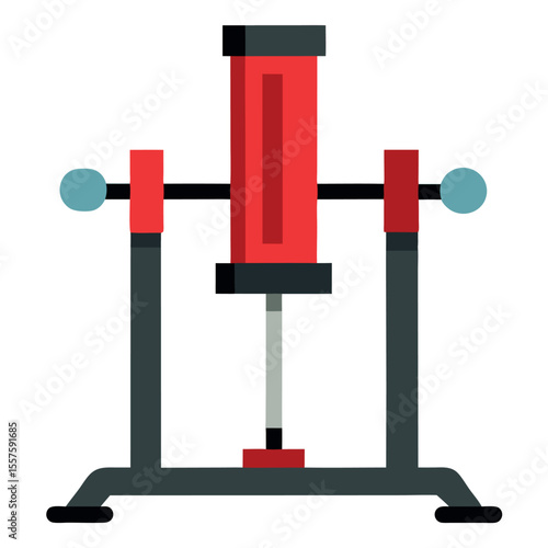 Detailed illustration of a modern leg extension exercise machine