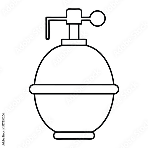 vector illustration of a bathroom tap