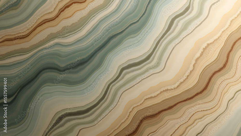 Fototapeta premium Earthy gradient background blending brown and khaki hues with subtle vein textures, creating an elegant and organic design.