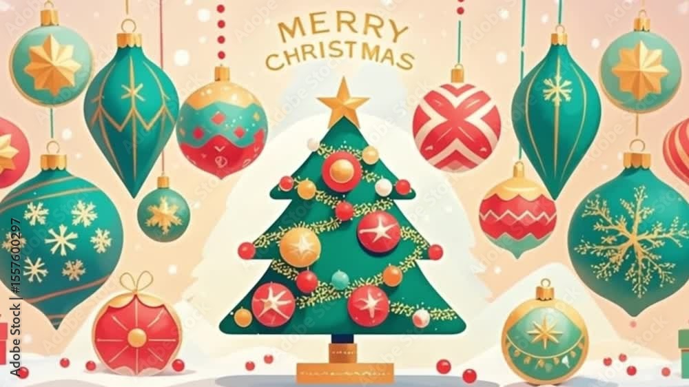 Festive Christmas Ornaments 4k H D Animation Download High Quality Full Christmas Tree Baubles Decorations Winter Holiday Season Celebration Cheerful Xmas Spirit Bright Colors Festive Christmas Ornaments 4k H D Animation Download High Quality Full Christmas Tree Baubles Decorations Winter Holiday Season Celebration Cheerful Xmas Spirit Bright Colors