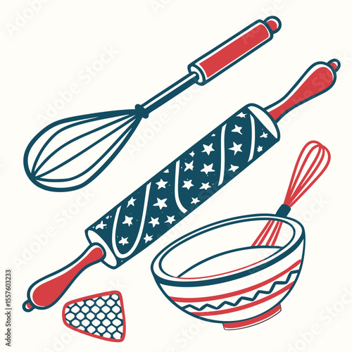 vector illustration of a restaurant menu design