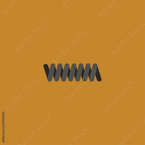 Spring icon logo flat vector design