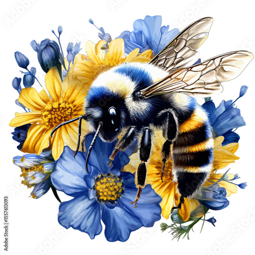 bee on flower