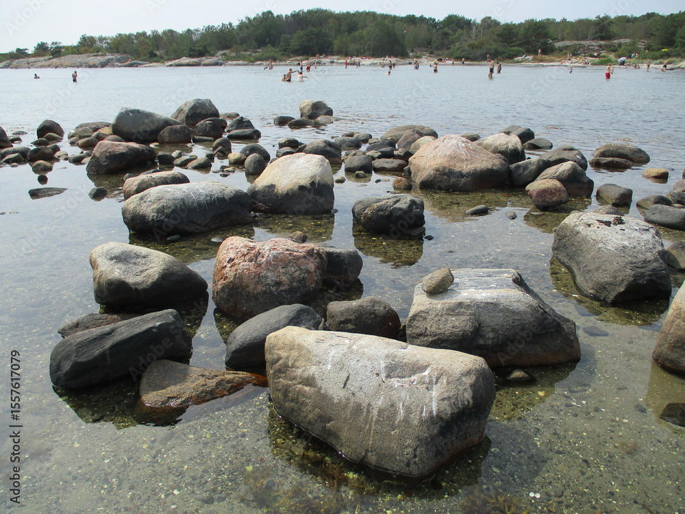 Obraz premium rocks on the shore