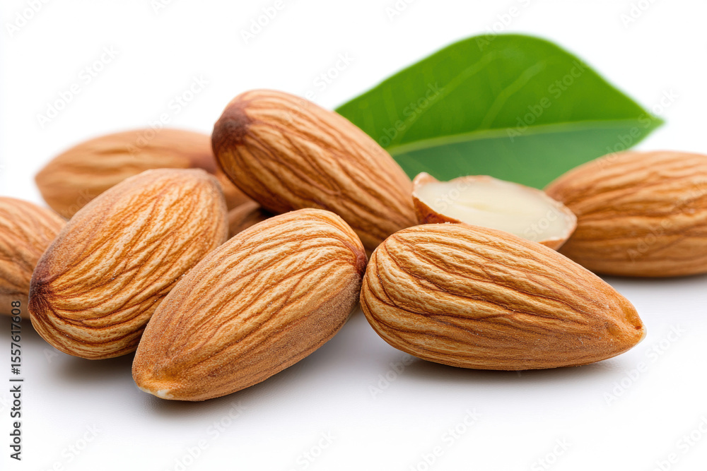 Almonds isolated Almonds isolated