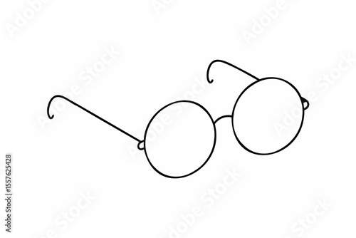 Round wire frame eyeglasses eyewear frames